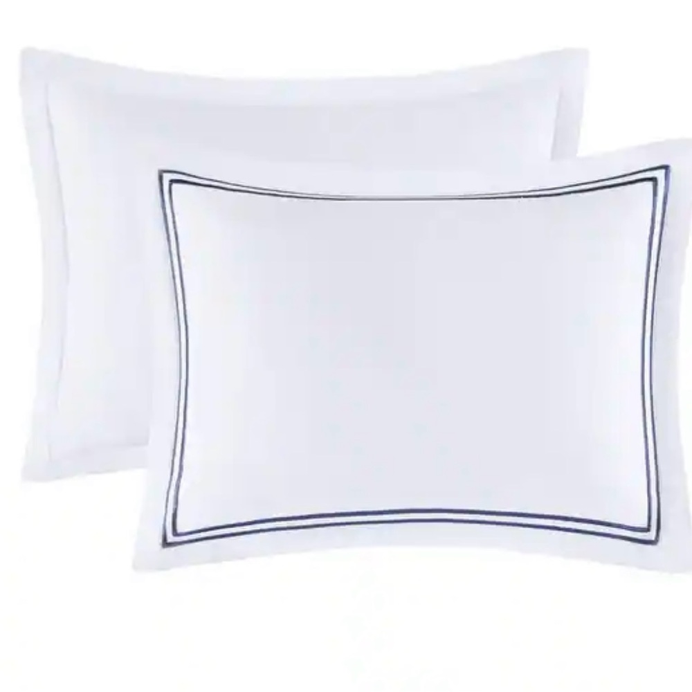 Madison Park Signature Luxury Collection 100% Cotton Sateen Embroidered Duvet - Picture 9 of 14